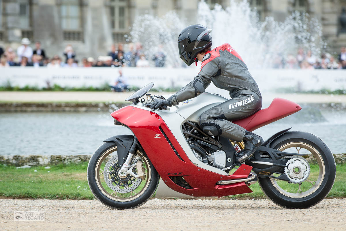 Présentation de la moto MV Agusta F4Z Zagato à Chantilly MV Agusta F4Z Zagato à Chantilly, Arts et Elegance 2016