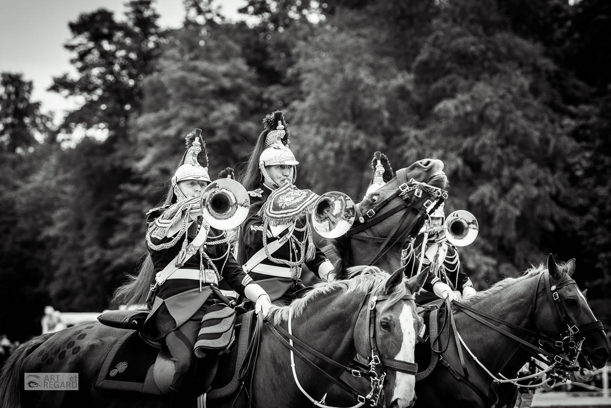 chantilly,2016,garde républicaine,fanfare,cavalerie,chevaux