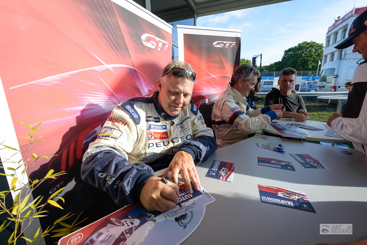 Pilotes Peugeot : Cédric Robert,Bruno Saby,Gilles Panizzi (de gauche à droite) montlhéry,2017,peugeot,course automobile,Cédric Robert,Bruno Saby,Gilles Panizzi