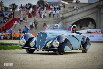 La Delahaye 135 M Cabriolet, de Merle et Peter Mullin (USA) décroche deux titres